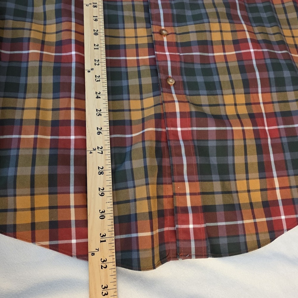 Lot Of 2 Brooks Brothers Shirt Men Multicolor Plaid Long Sleeve Non Iron Large - Picture 7 of 13
